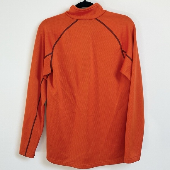 Under Armour Cold Gear Men’s 1/4 Zip Pullover Long Sleeve Top Orange Medium - Picture 3 of 8
